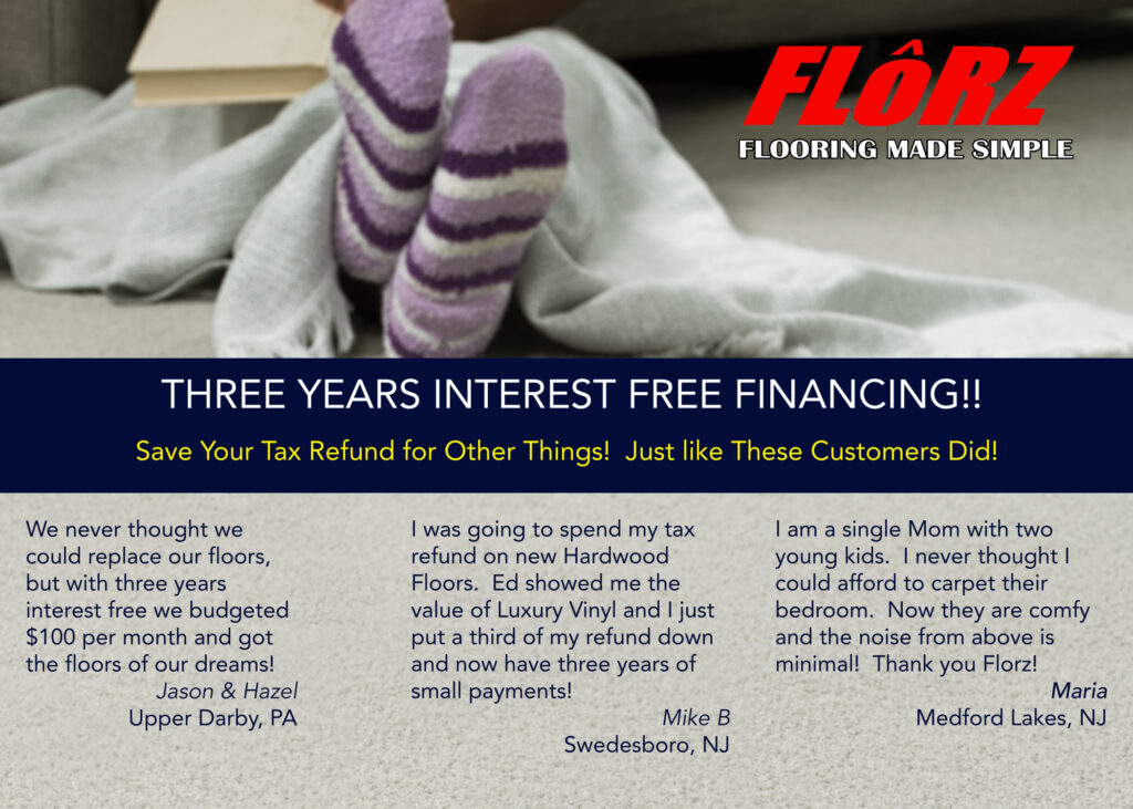 New Flooring, Interest Free Financing