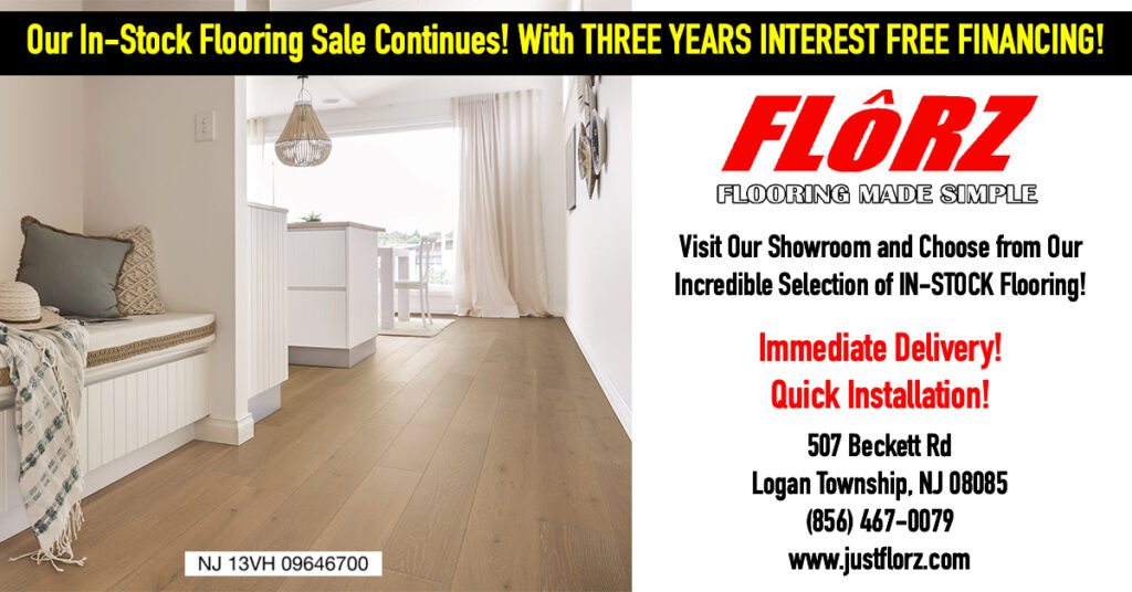 In stock Flooring Sale, Immediate flooring installation, interest free financing on flooring, flooring south jersey, flooring delco
