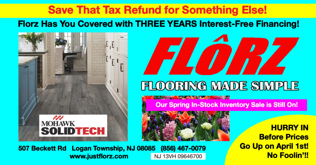 TAx Refund, Flooring South Jersey, Interest Free Financing, Spring Flooring Sale, Save Your Tax Refund