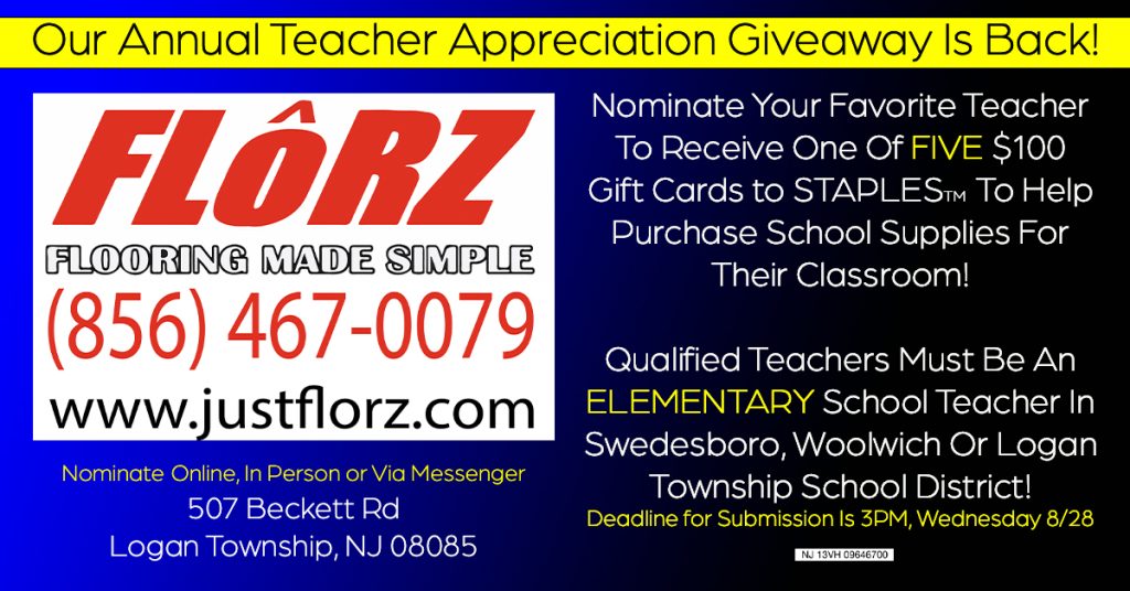 Teacher Appreciation Giveaway, flooring South Jersey