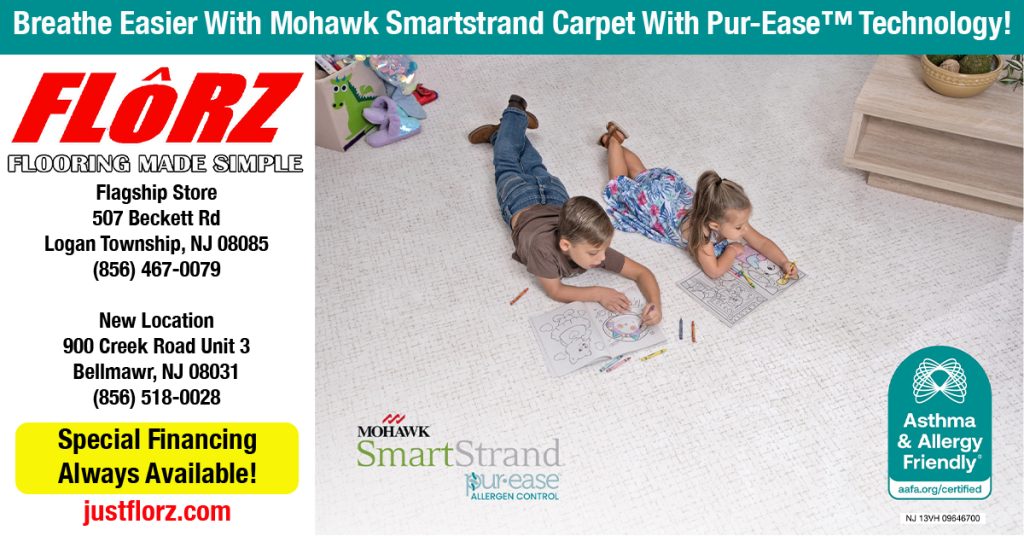 Pur-Ease Carpet, Allergan Free Carpet, Flooring MAde Simple, Florz Flooring, Flooring South Jersey