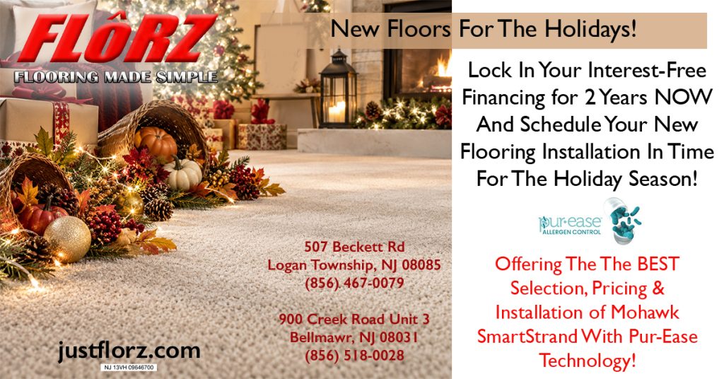 pre holiday flooring, interest-free financing